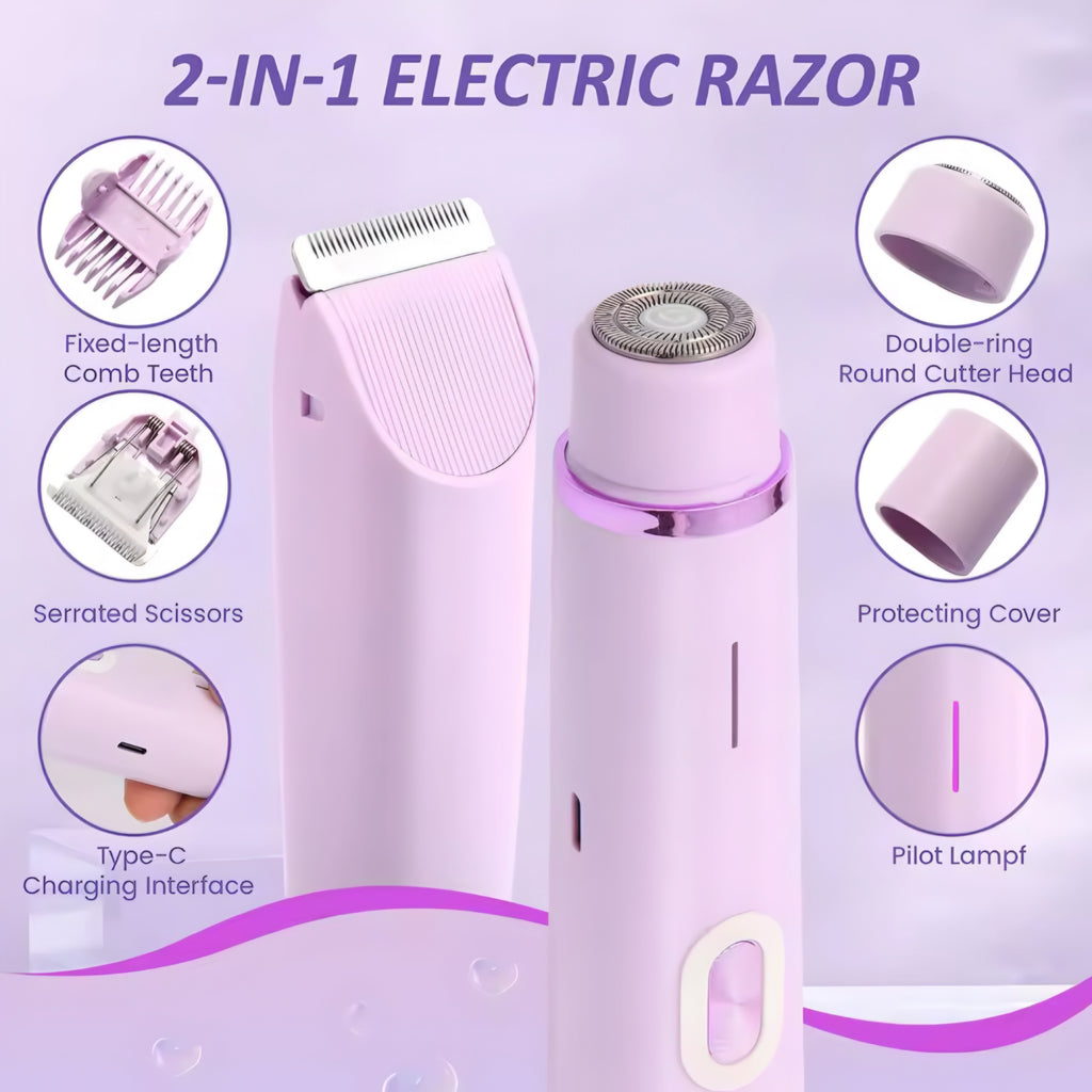 Rasoio Elettrico Donna 2 in 1