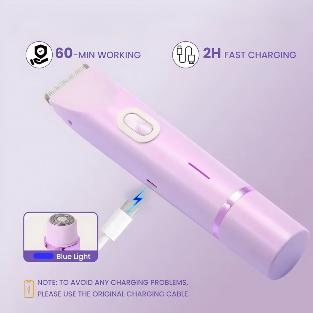 Rasoio Elettrico Donna 2 in 1