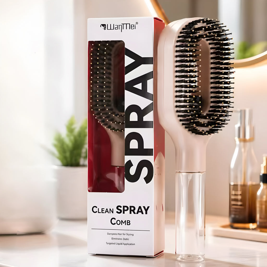 Pettine Spray 2 in 1 per Capelli
