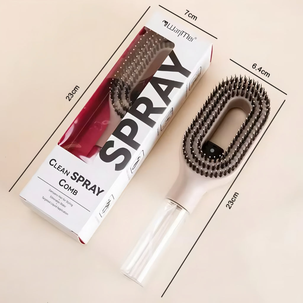 Pettine Spray 2 in 1 per Capelli