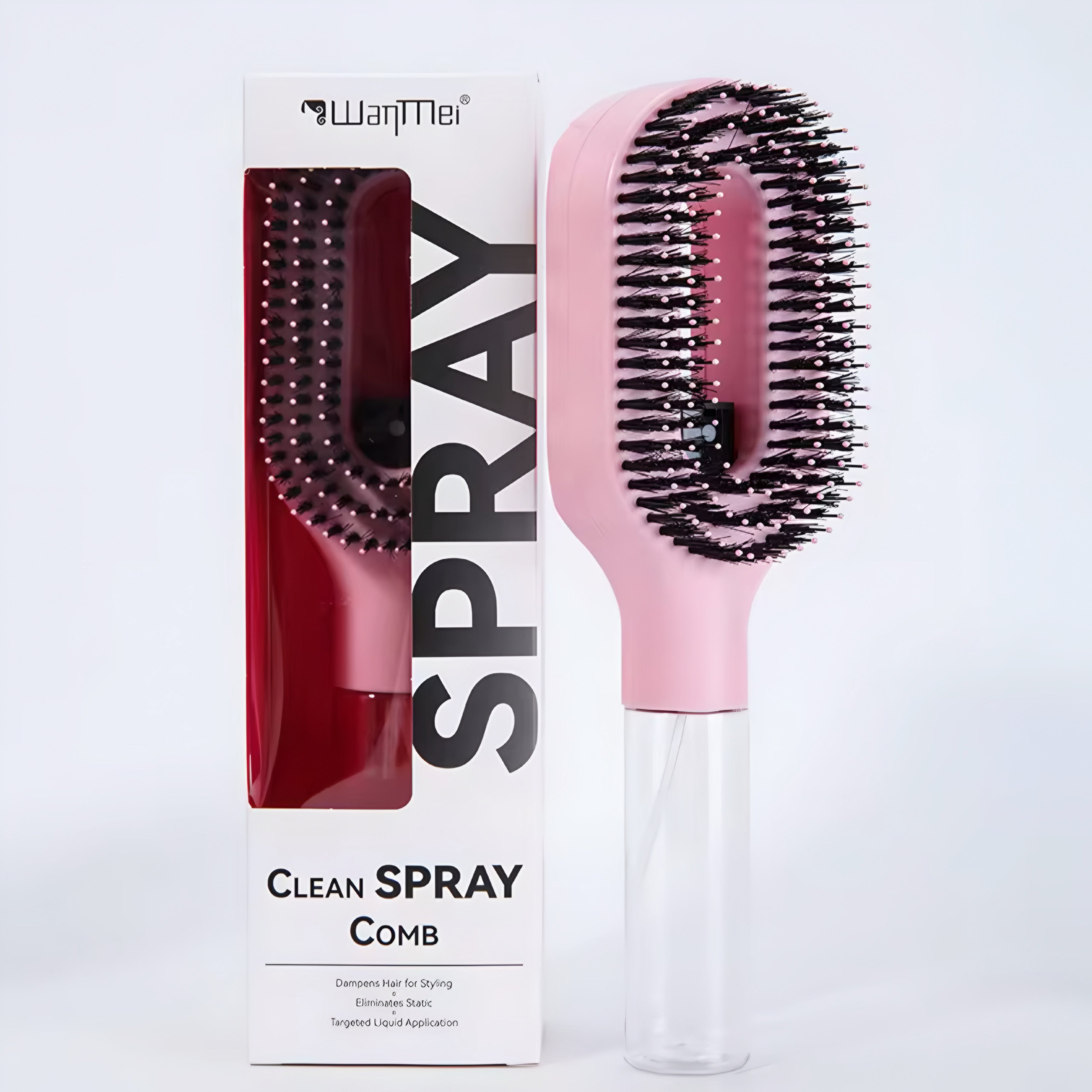 Pettine Spray 2 in 1 per Capelli