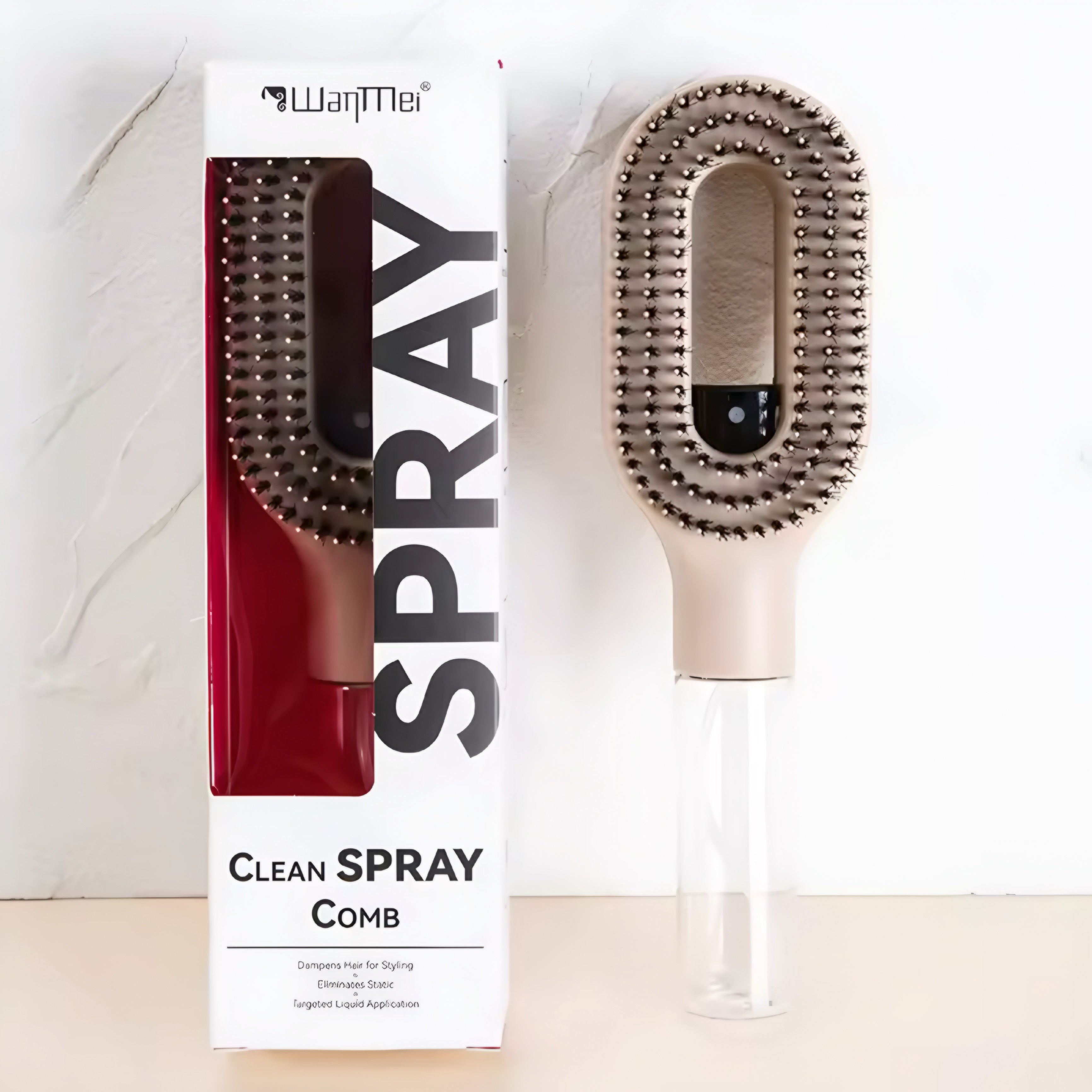 Pettine Spray 2 in 1 per Capelli