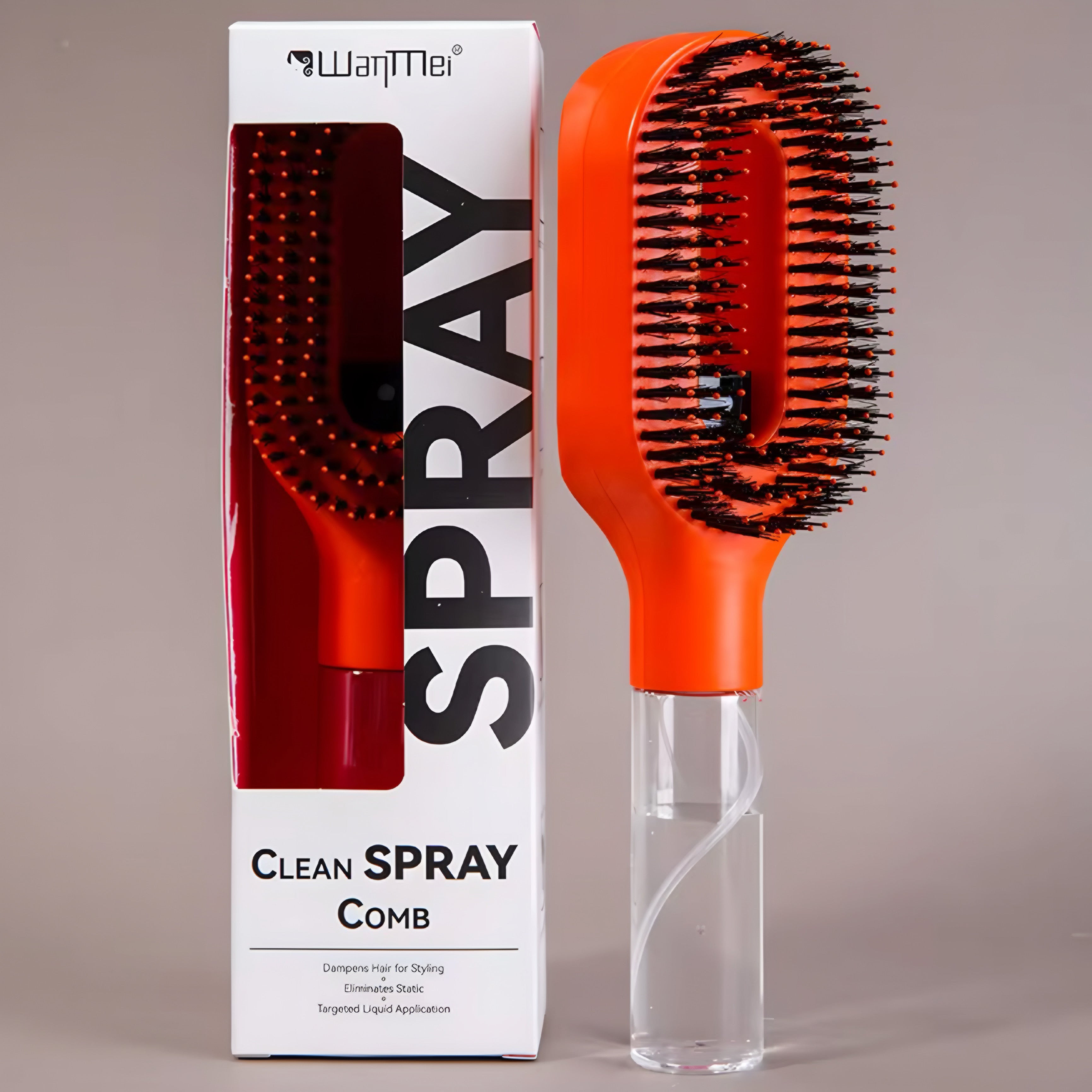 Pettine Spray 2 in 1 per Capelli