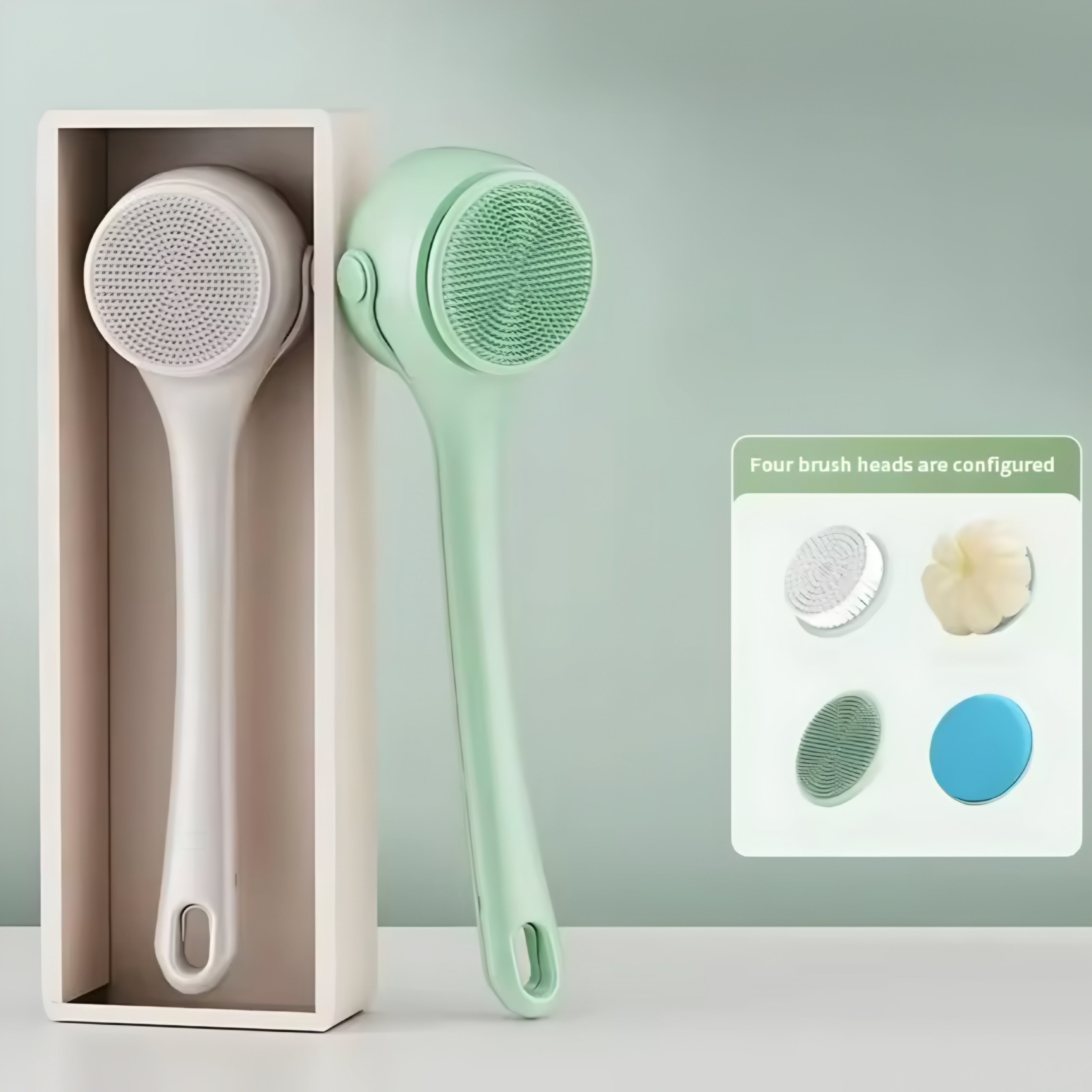 Spazzola Elettrica Silicone per Doccia