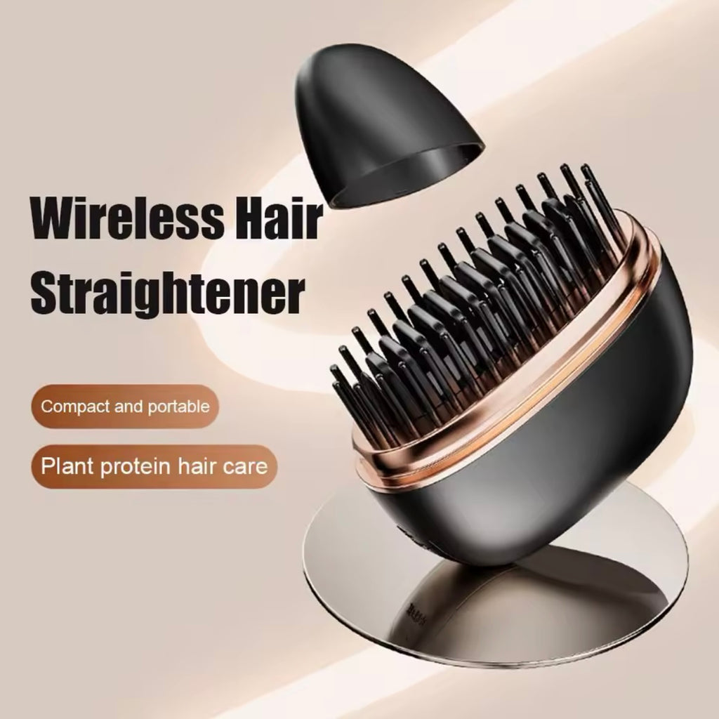 Spazzola Liscia Capelli Mini Ricaricabile
