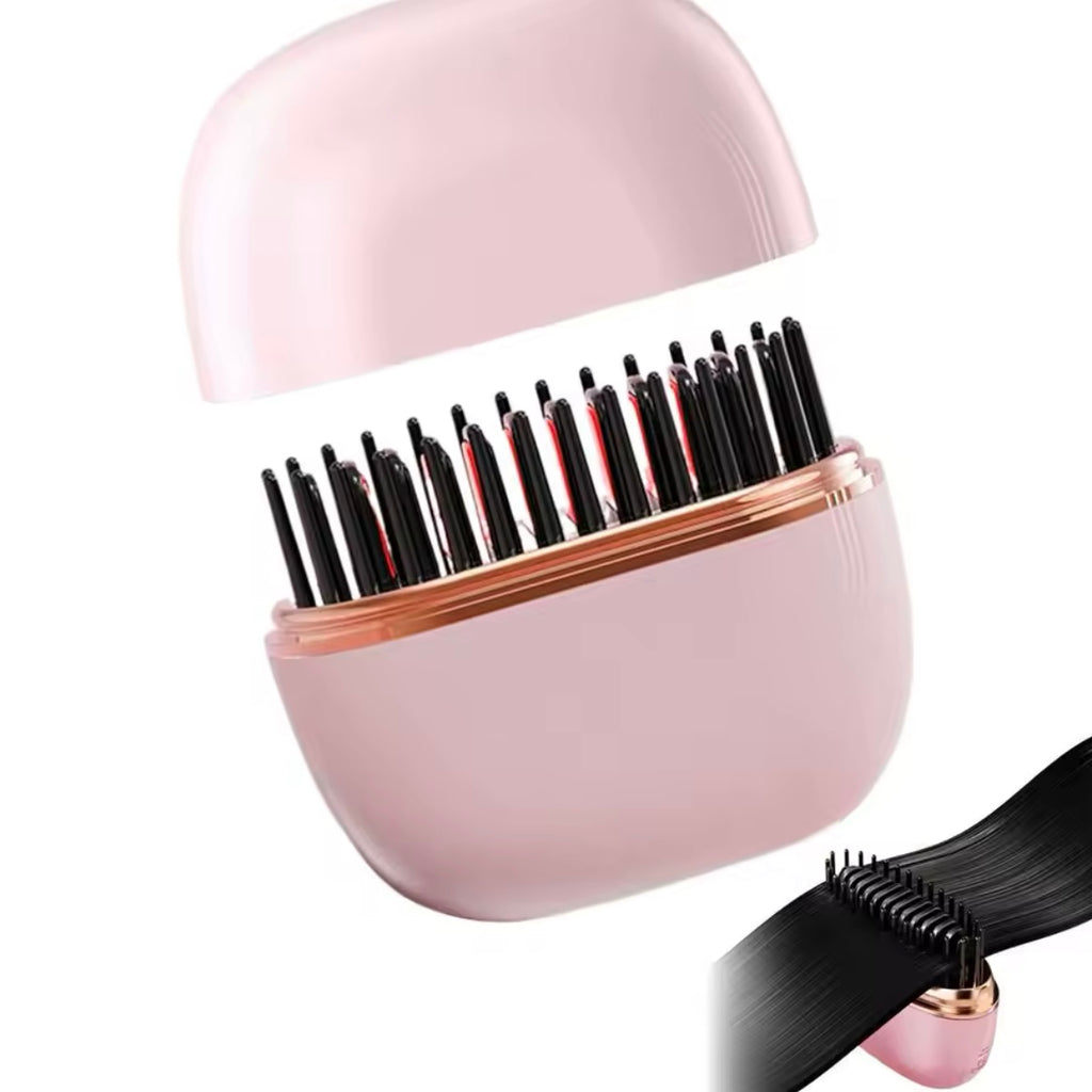 Spazzola Liscia Capelli Mini Ricaricabile