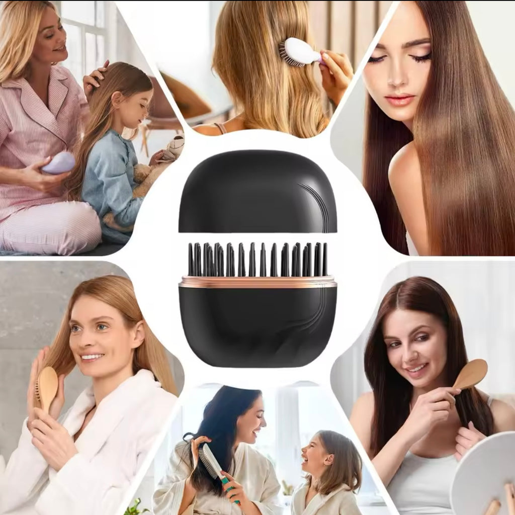 Spazzola Liscia Capelli Mini Ricaricabile