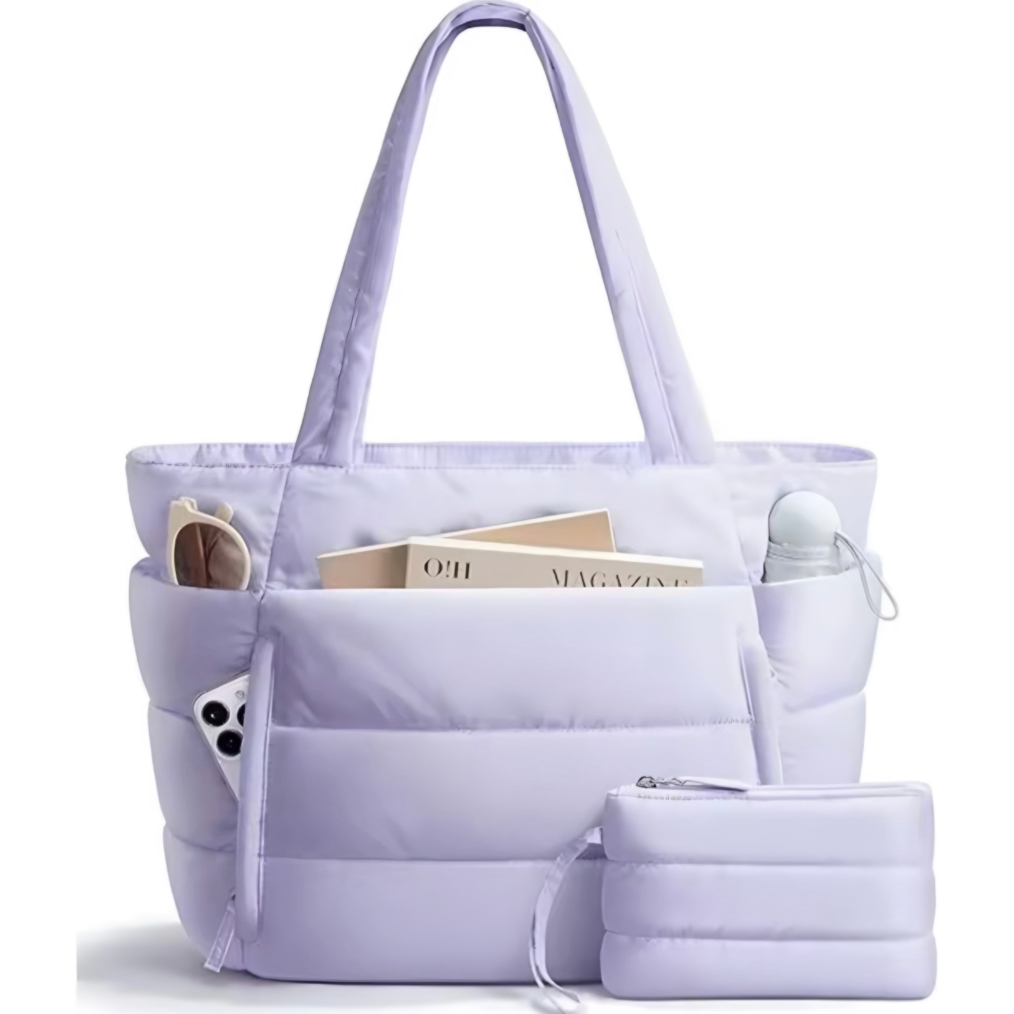 Borsa Tote Puffer Grande Capacità