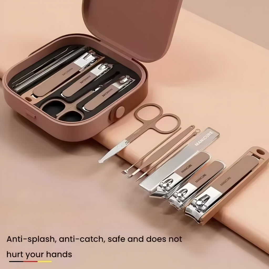 Kit Manicure Professionale in Acciaio Inox