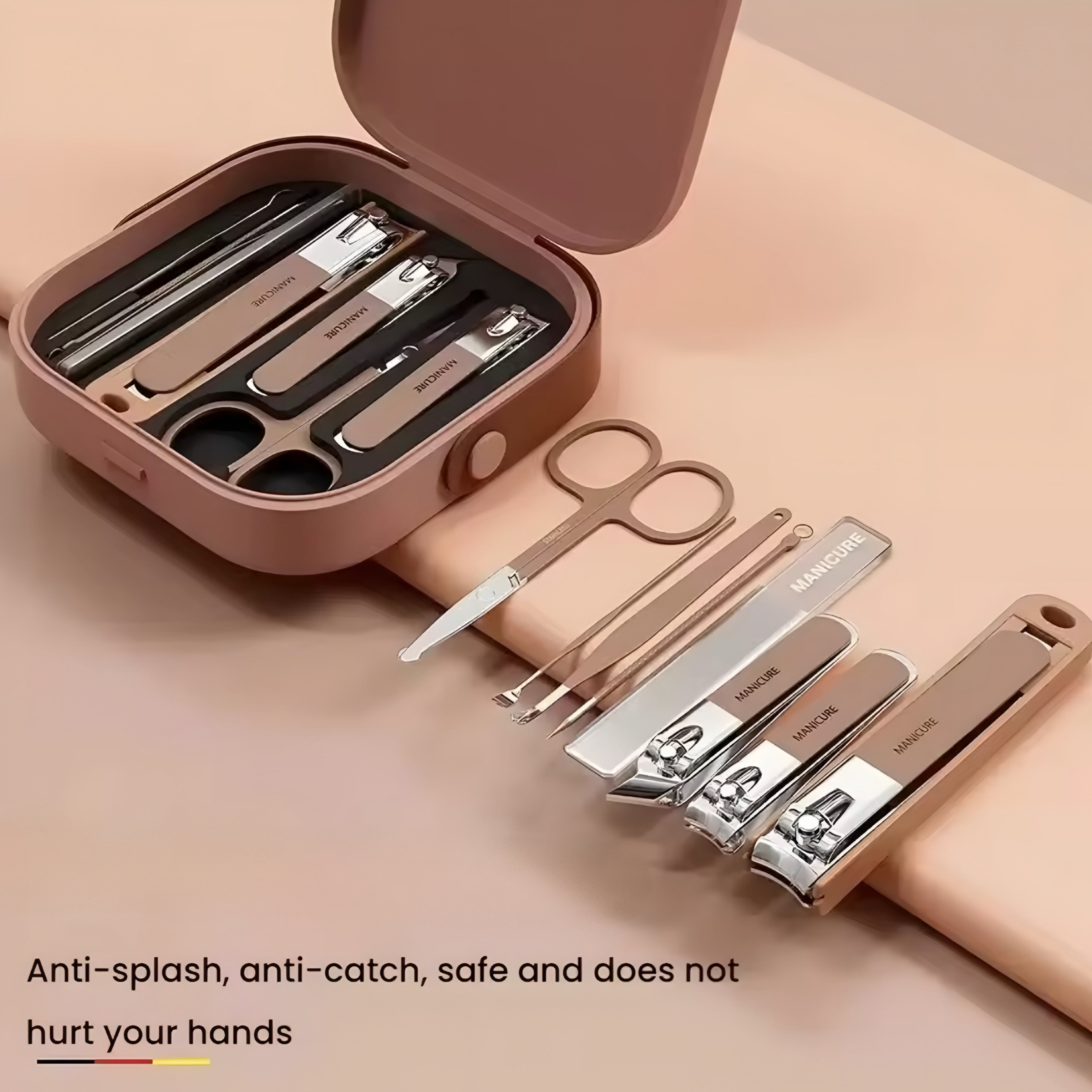 Kit Manicure Professionale in Acciaio Inox